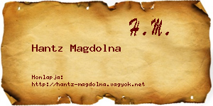 Hantz Magdolna névjegykártya